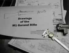 New ListingM1 Garand Measured Drawings, Blueprints, 75 pages!