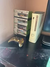 Xbox 360 With Games And 2 Controllers, HDMI Cable And Power Cables