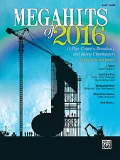 "MEGAHITS OF 2016 FOR EASY PIANO" MUSIC BOOK-NEW ON SALE-HAMILTON/GRANDE/BIEBER