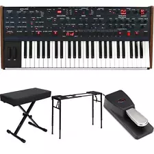 Sequential Oberheim OB-6 6-voice Polyphonic Analog Synthesizer Essentials Bundle