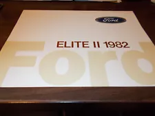 1982 Ford/Mexico Elite II 12-page Sales Brochure