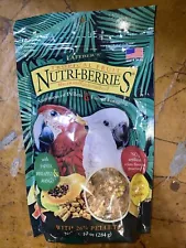 Tropical Fruit Nutri-Berries for Macaws & Cockatoos Parrot Food, Parrot Treat