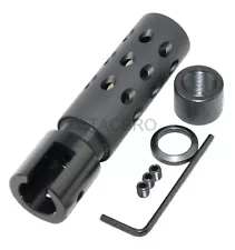 Black Ruger 1022 10/22 LR Muzzle Brake For .22 Non-Threaded 1022