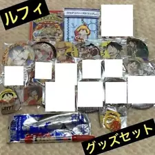 One Piece Monkey D. Luffy Goods Set lot of 21 acrylic keychain R5449