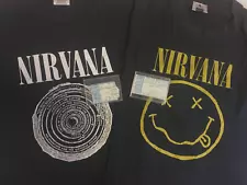 NIRVANA SHIRTS 1991 USA Single Stitch Authentic LEE Brand XL + 2 Concert TICKETS