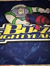 Disney Buzz Lightyear Standard Pillowcase Never Slept On Toy Story Bedding EC