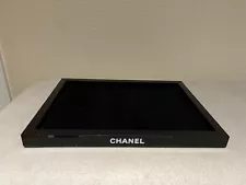 CHANEL Logo Tray, Jewelry Tray, Small Accessories Tray Black