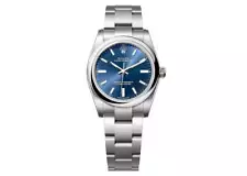 Rolex Oyster Perpetual 34mm 124200 Oystersteel Bright Blue Dial Unworn 2023+