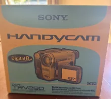 Brand New Never Used Sony Handycam DCR-TRV260 Digital 8 Hi8 Tape NIB Open 4 Pics