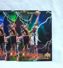 Tim Duncan Electric #EC6 Currents 2000 Upper Deck Spurs Card For Sale