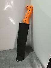 machete with orange handle knife (A110)