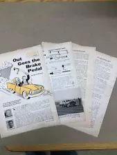 1954 Ford Experimental Fordomatic Automatic Transmission-five-page feature story (For: 1954 Ford Skyliner)