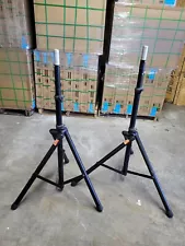 Pair of JBL Branded Ultimate Support TS-80B Tripod Speaker Stands