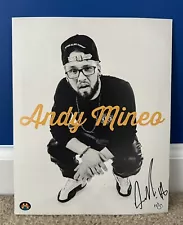 Andy Mineo Autographed 8x10 Photo 2014 Heroes For Sale