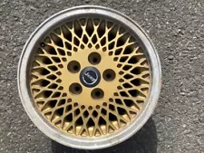 87-96 Jeep XJ Cherokee Limited Edition GOLD Snowflake OEM Wheel 15x7 used rim B