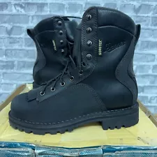 Danner 8" Supper Quarry 2.0 GTX Black Leather Work Boots 14527 Mens Size 7 D New