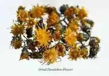 Dried Dandelion Flower - Taraxacum officinale - Dried Tea Herb 2024 Harvest 1 oz