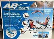 Ab Lounge Plus Includes Mat Manual Jump Start Plan Brand New Sealed