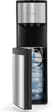 5 Gallon Water Dispenser, Bottom Loading Hot Cold Water Cooler,Black