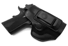 Right Hand Black Leather IWB AIWB Concealment Holster for IVER JOHNSON THRASHER