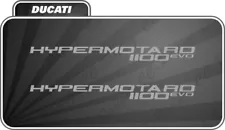 2 Adhesives Ducati Hypermotard 1100 Evo Colours Available