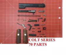 COLT SERIES 70 PARTS COLT MKIV PARTS LOT 45 ACP SLIDE GRIPS BARREL GRIP SAFETY