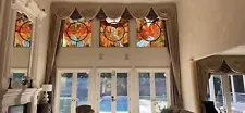 stained glass window panel large