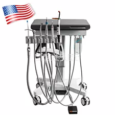 Adjustable Dental Mobile Delivery Cart Treatment Unit System 4Hole GU-P302S US