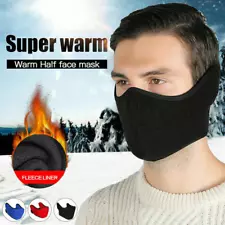 Winter Windproof Balaclava Ski Mask Thermal Fleece Half Face Mask for Men Women