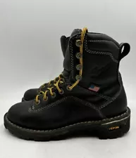 Danner 17323 Quarry Women’s 7” Black Leather Work Boots Size US 5.5