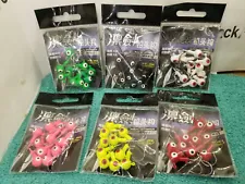 Jig heads Choose sizes~colors Free Shipping (20 jigs) compare to Mr Crappie