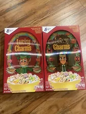 2023 Marvel Loki Charms Cereal Lucky Charms Limited Edition Walmart  LOT OF 2!