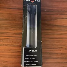 AlphaWolf Fluted 10mm 6.02" Barrel for Glock 20L/40 .40S&W - AW-20L40