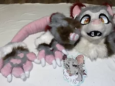 Fursuit Possum partial With Badge And Character Rights