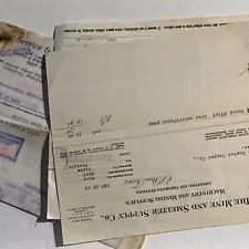 is Group of Old mining papers