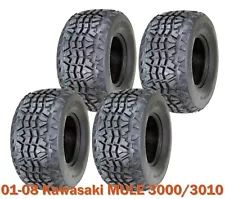 Set 4 Utility ATV tires 23x11-10 for 01-08 Kawasaki MULE 3000/3010 High Load Cap