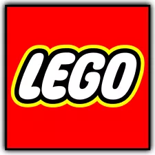 Lego Logo Square Shape Vinyl Decal Sticker