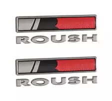 2015-2019 Mustang Roush Stage 1 2 3 Fender Emblems Badges & Letters 4.25" - Pair