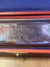 SALE Vintage M. Hohner 270 Super Chromonica Key of C Chromatic Harmonica Germany