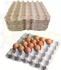 6 PACK Egg Crates Crickets Feeder Flat Trays - Fire Starter Egg Carton Holder