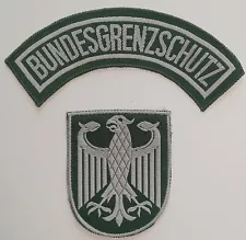 Vintage Bundesgrenzschutz German Border Guard Police Patch Germany