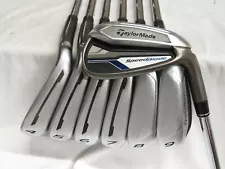 Used TaylorMade Speedblade Iron Set 4-PW Stiff Flex Steel Shafts