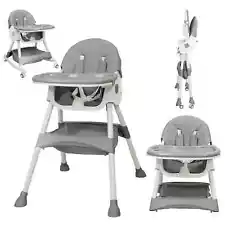 4-In-1 Baby High Chair, High Chairs for Babies and Toddlers with Removable Tray