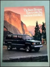 1989 Isuzu Trooper II Original Car Sales Brochure Catalog