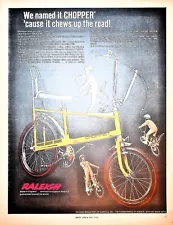 Original 1969 Raleigh Bicycle Ad: We named it CHOPPER...