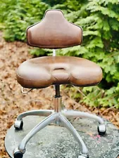 RARE Vintage Industrial Office - Dental-Medical Stool/chair From-Virginia