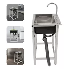 Commercial Sink Free Standing for Restaurant Laundry Room, Backyard Garages USED