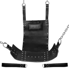 Genuine Leather Heavy Duty Sex Swing / Sling Adult Playroom Fun, SW2