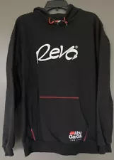 Abu Garcia For Life Hoodie Mens XL Black Sweatshirt Fishing Revo Vintage Reel