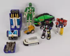 Lot of Vintage Power Rangers Toys Green Ranger Figure Sentai Lightspeed